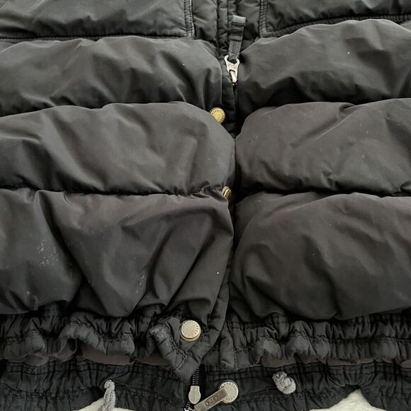 Parajumpers Womens‎ Down Filled Parka Jacket Size Small Hooded Black Full Zip - Picture 14 of 16